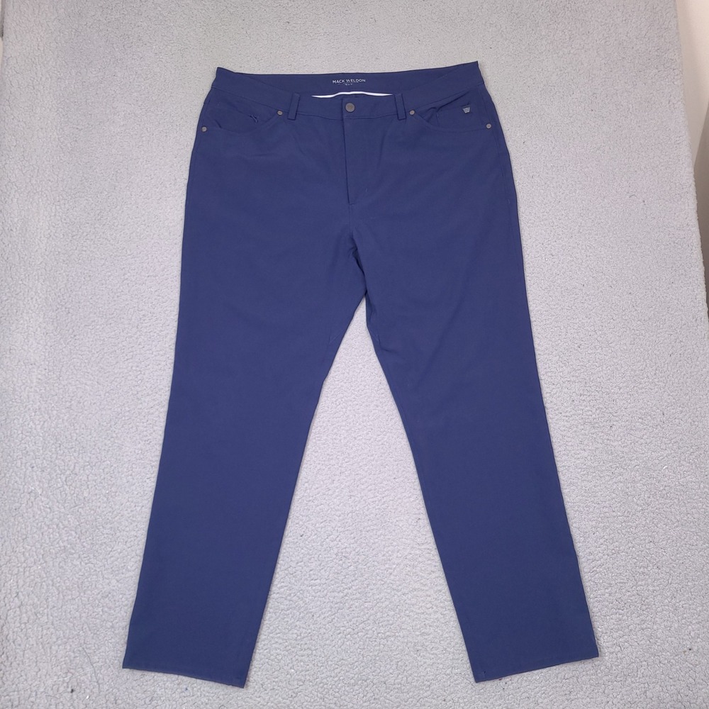 Mack Weldon Radius 5 Pocket Pant Mens ACTUAL 38x30 Tech Chino Golf Preppy Office